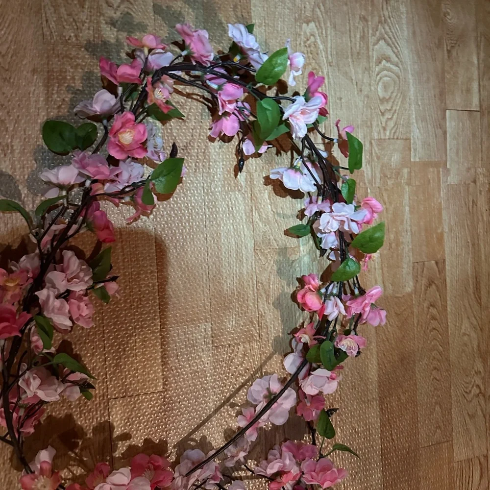 ONE 6 foot cherry blossom garland